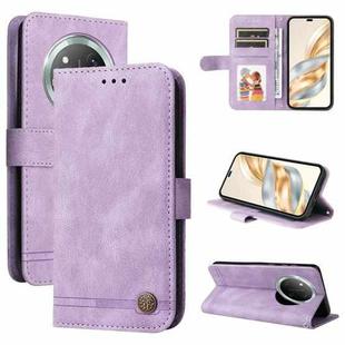 For Honor X9c / Magic7 Lite Skin Feel Life Tree Metal Button Leather Phone Case(Purple)