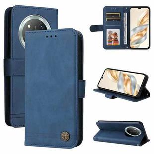 For Honor X9c / Magic7 Lite Skin Feel Life Tree Metal Button Leather Phone Case(Blue)