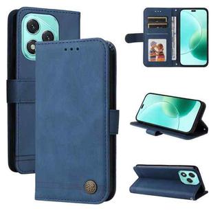 For Honor 400 Lite Skin Feel Life Tree Metal Button Leather Phone Case(Blue)