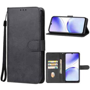 For Realme Narzo N53 Leather Phone Case(Black)