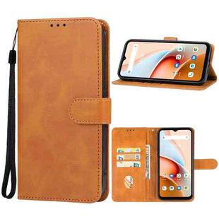 For UMIDIGI G3 Plus/G3/G3 Max Leather Phone Case(Brown)
