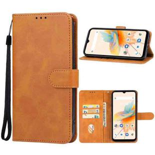 For UMIDIGI A15/A15C Leather Phone Case(Brown)