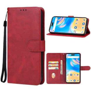 For UMIDIGI G6 5G Leather Phone Case(Red)