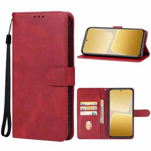 For Xiaomi 13T Leather Phone Case(Red)