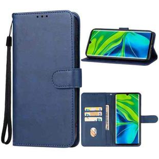 For Xiaomi Mi Note 10 Pro Leather Phone Case(Blue)