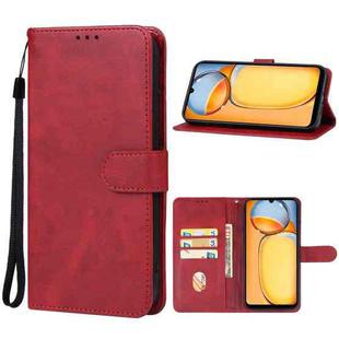 For Xiaomi Redmi 13C/Poco C65 Leather Phone Case(Red)