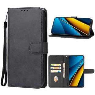 For Xiaomi Poco X6 Neo Leather Phone Case(Black)