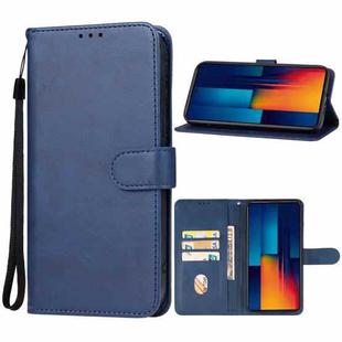 For Xiaomi Poco M6 Pro 4G Leather Phone Case(Blue)