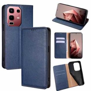 For Infinix Note 50s 5G Gloss Oil Solid Color Magnetic Leather Phone Case(Blue)
