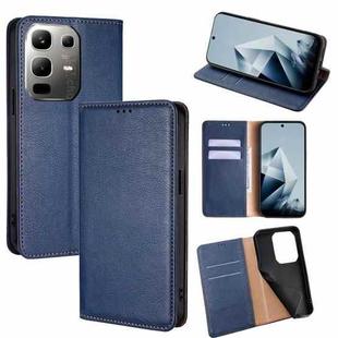 For Infinix Note 50x 5G Gloss Oil Solid Color Magnetic Leather Phone Case(Blue)