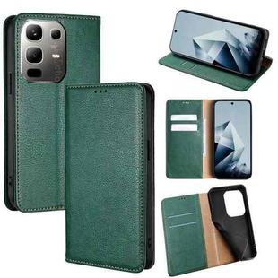 For Infinix Note 50x 5G Gloss Oil Solid Color Magnetic Leather Phone Case(Green)