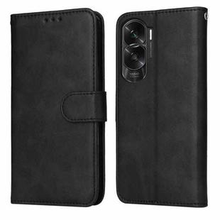 For Honor X50i 5G Classic Calf Texture Flip Leather Phone Case(Black)