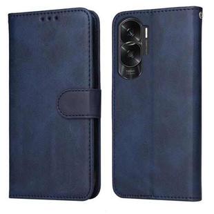 For Honor X50i 5G Classic Calf Texture Flip Leather Phone Case(Blue)