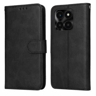 For Honor X6a Classic Calf Texture Flip Leather Phone Case(Black)