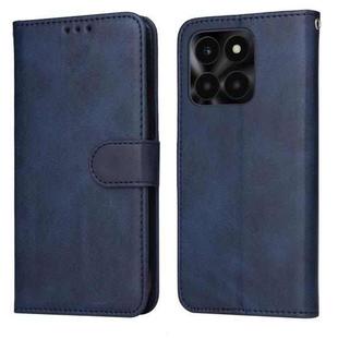 For Honor X6a Classic Calf Texture Flip Leather Phone Case(Blue)