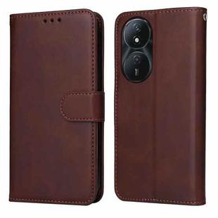 For Honor Play 50 Plus Classic Calf Texture Flip Leather Phone Case(Brown)