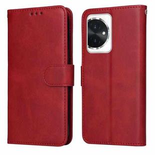 For Honor 100 Classic Calf Texture Flip Leather Phone Case(Red)
