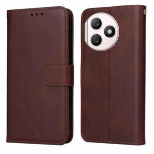 For Honor X50i+ Classic Calf Texture Flip Leather Phone Case(Brown)