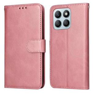 For Honor X8b Classic Calf Texture Flip Leather Phone Case(Rose Gold)