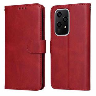 For Honor 200 Lite 5G Global Classic Calf Texture Flip Leather Phone Case(Red)