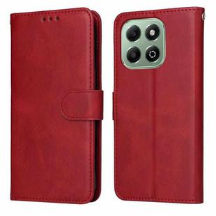 For Honor X6b Classic Calf Texture Flip Leather Phone Case(Red)