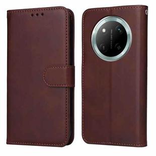 For Honor X9c / Magic7 Lite Classic Calf Texture Flip Leather Phone Case(Brown)