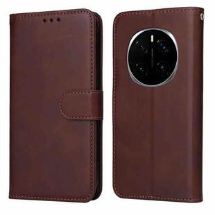 For Honor Magic7 Pro Classic Calf Texture Flip Leather Phone Case(Brown)