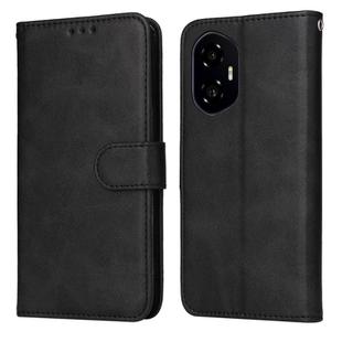 For Honor 300 Classic Calf Texture Flip Leather Phone Case(Black)