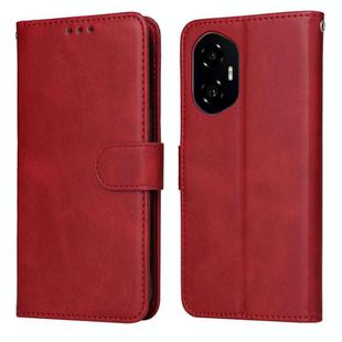 For Honor 300 Classic Calf Texture Flip Leather Phone Case(Red)