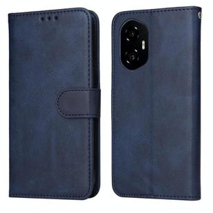 For Honor 300 Classic Calf Texture Flip Leather Phone Case(Blue)
