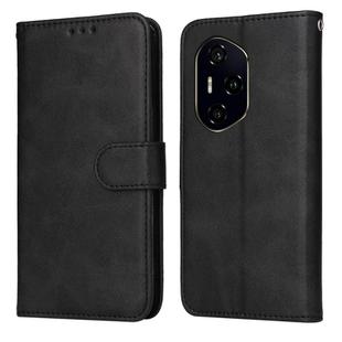 For Honor 300 Ultra Classic Calf Texture Flip Leather Phone Case(Black)