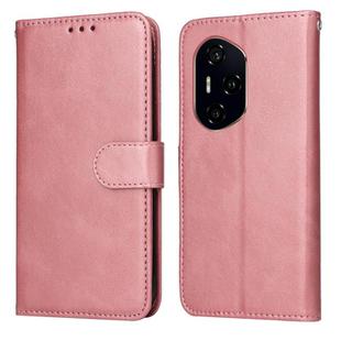 For Honor 300 Ultra Classic Calf Texture Flip Leather Phone Case(Rose Gold)