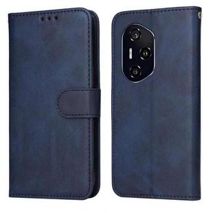 For Honor 400 Classic Calf Texture Flip Leather Phone Case(Blue)