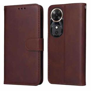 For Honor Play 60 Classic Calf Texture Flip Leather Phone Case(Brown)