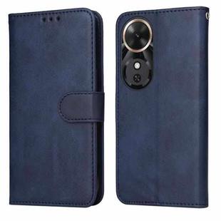 For Honor Play 60 Classic Calf Texture Flip Leather Phone Case(Blue)