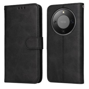 For Honor X70 5G Classic Calf Texture Flip Leather Phone Case(Black)