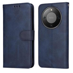 For Honor X70 5G Classic Calf Texture Flip Leather Phone Case(Blue)