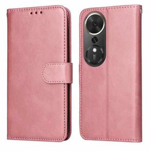 For Honor Play 70 Plus Classic Calf Texture Flip Leather Phone Case(Rose Gold)