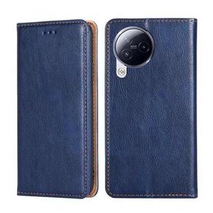 For Xiaomi Civi 3 5G Gloss Oil Solid Color Magnetic Leather Phone Case(Blue)