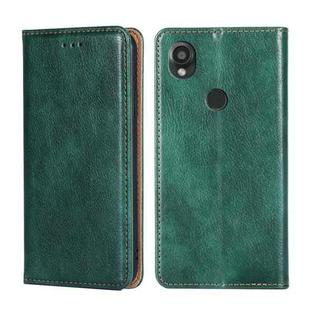 For Kyocera Digno SX3-KYG02 Gloss Oil Solid Color Magnetic Leather Phone Case(Green)