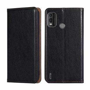 For Nokia G11 Plus Gloss Oil Solid Color Magnetic Leather Phone Case(Black)