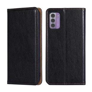 For Nokia G42 5G Gloss Oil Solid Color Magnetic Leather Phone Case(Black)