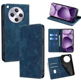 For OPPO Find X8s+ 5G RFID Anti-theft Brush Magnetic Leather Phone Case(Blue)
