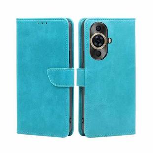 For Huawei nova 11 Pro 4G / 11 Ultra 4G Calf Texture Buckle Flip Leather Phone Case(Blue)