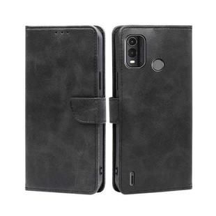 For Nokia G11 Plus Calf Texture Buckle Flip Leather Phone Case(Black)