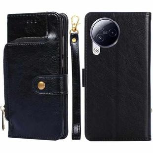 For Xiaomi Civi 3 5G Zipper Bag Leather Phone Case(Black)