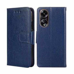 For OPPO A1 5G Crystal Texture Leather Phone Case(Royal Blue)
