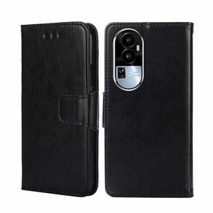 For OPPO Reno10 5G Crystal Texture Leather Phone Case(Black)