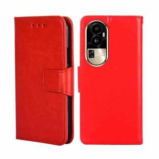 For OPPO Reno10 Pro 5G Crystal Texture Leather Phone Case(Red)