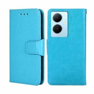 For vivo Y78 Plus 5G Crystal Texture Leather Phone Case(Sky Blue)